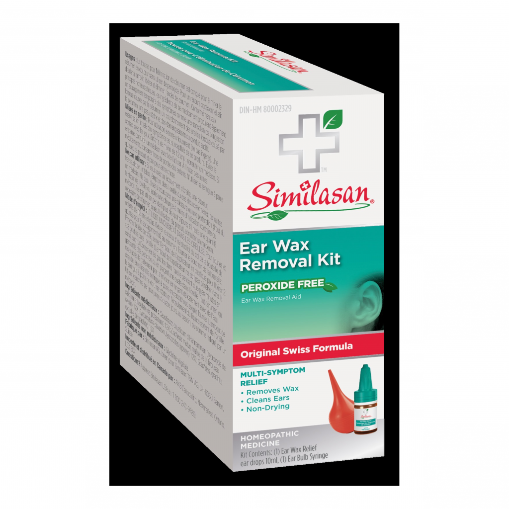 Similasan Ear Wax Removal Kit with Ear Drops & Bulb Syringe, Temporary Ear  Relief, 0.33 fl oz 