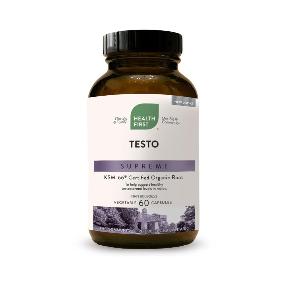 Health First Testo Supreme, 60 vegetable capsules