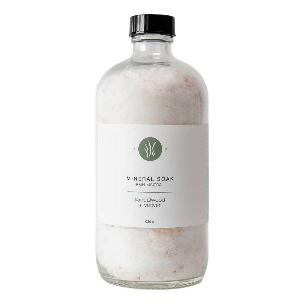 Mineral Soak: Sandalwood Vetiver