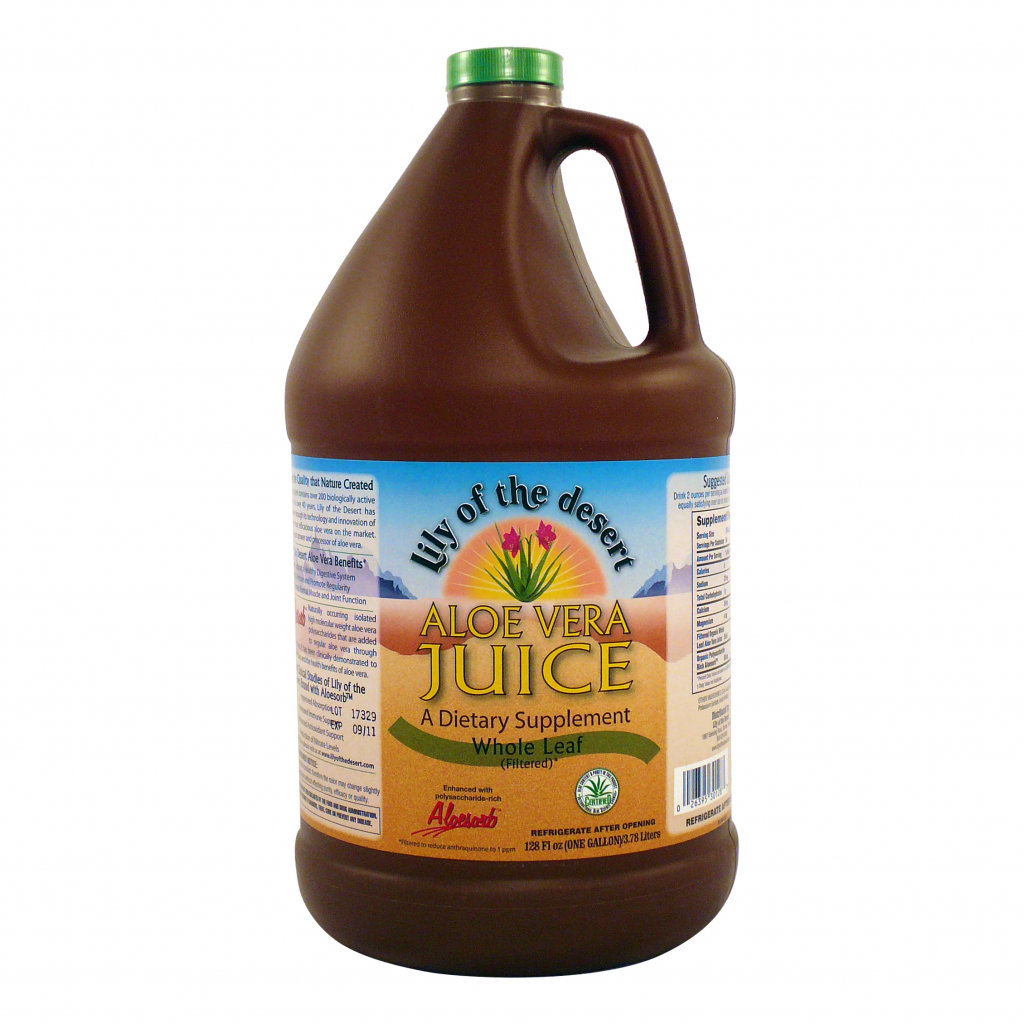 Aloe Vera Juice Whole Leaf -Plstc