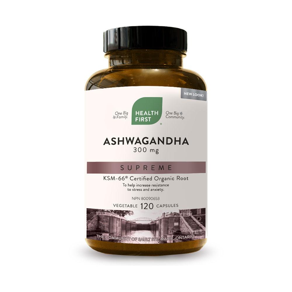 Health First Ashwagandha Supreme, 120 vegetable capsules