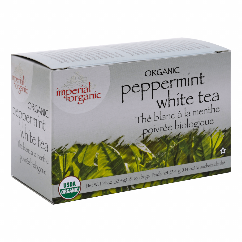 100% Organic Peppermint White Tea