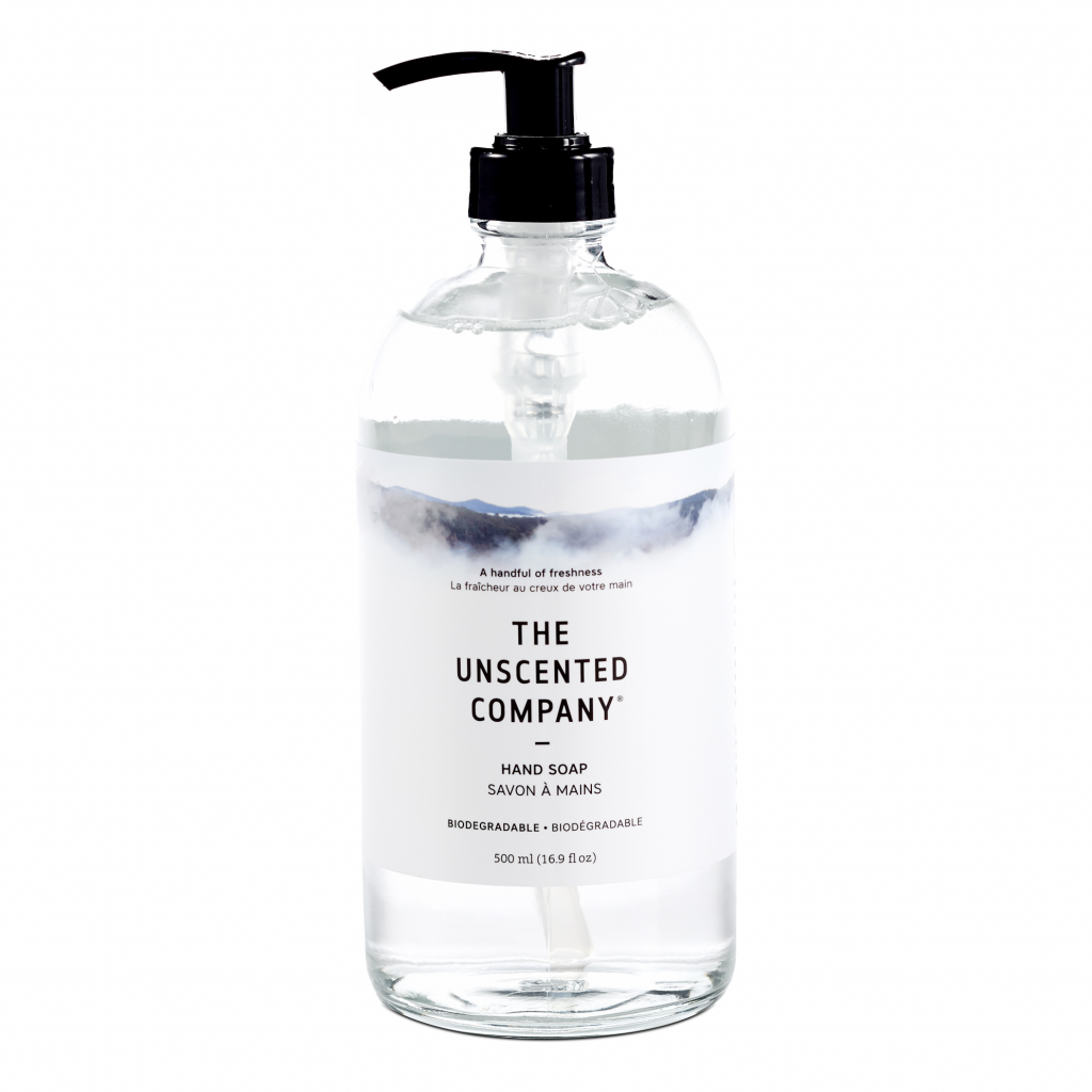 Unscented Hand Soap - Glass Bottle