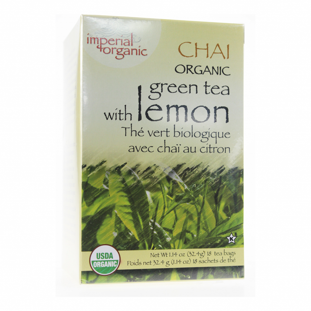 Organic Green Tea Chai with Lemon