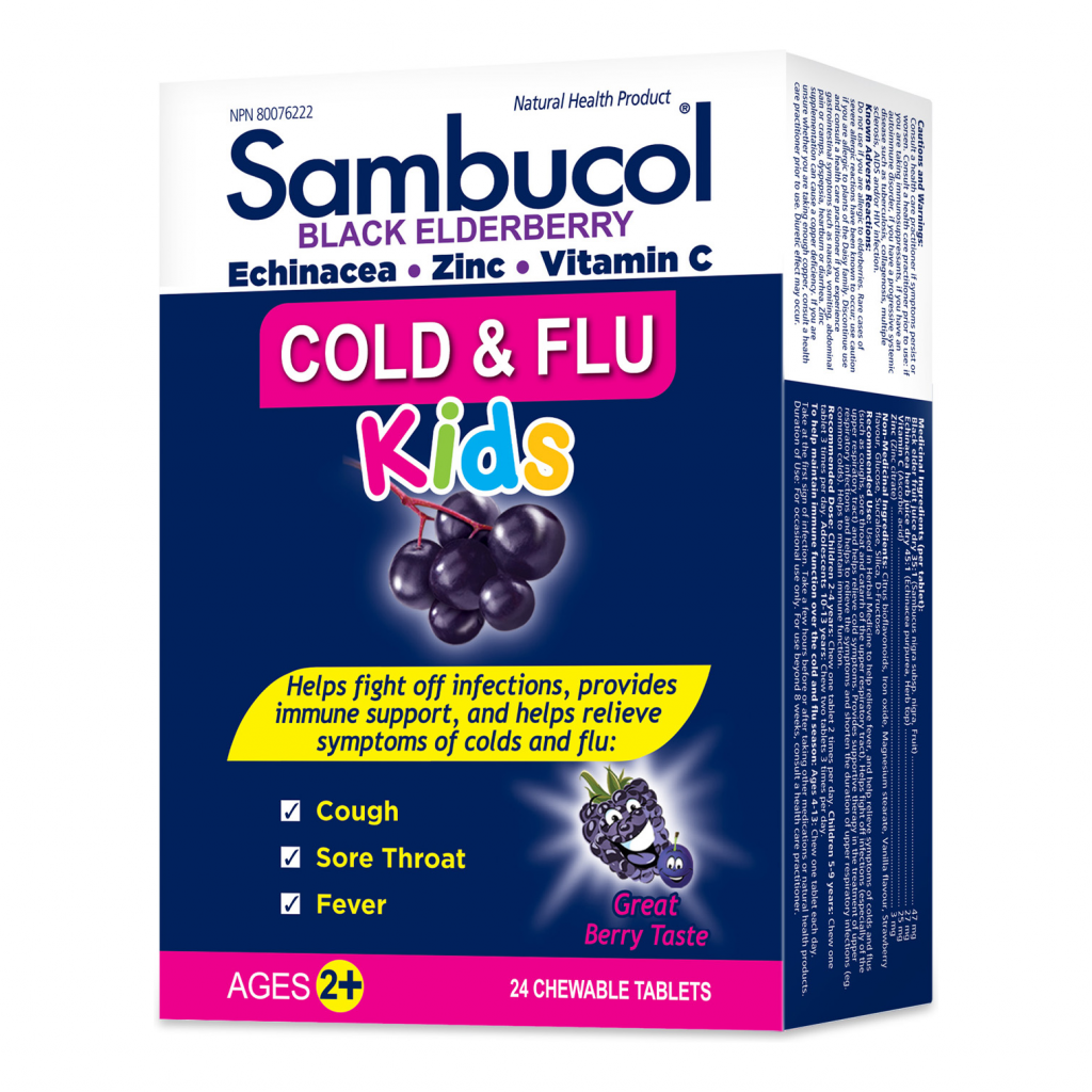 Sambucol Cold & Flu Kids Chewables