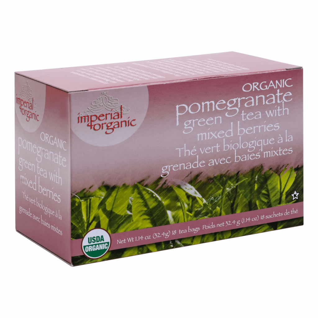 Organic Pom Green Tea w.Mix Berries