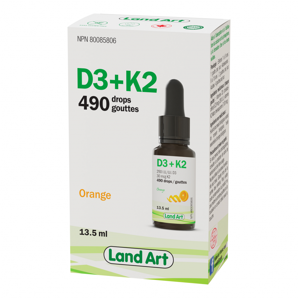 Organic Vitamin D3 + K2