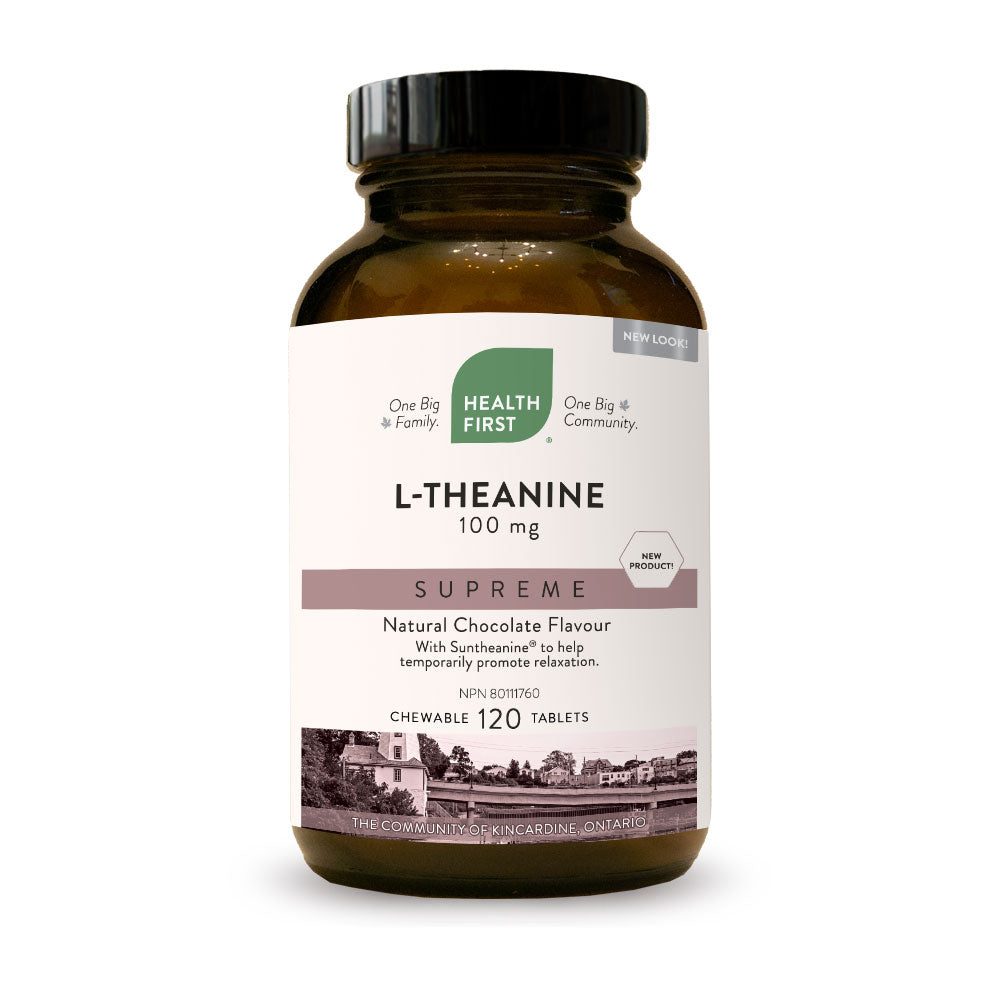 Health First L-Theanine Supreme, 120 chewable tablets