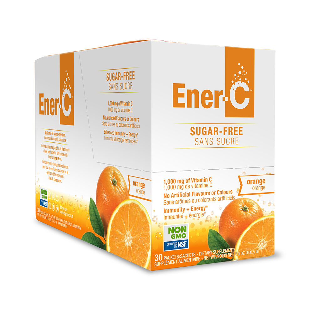 Ener-C Sugar Free, Orange - 30 packets