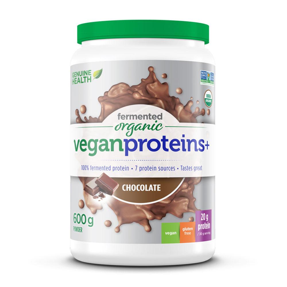 Genuine Health Fermented Organic Vegan Proteins+, Vanilla 600g