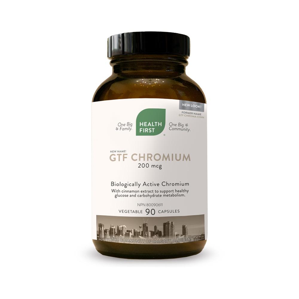 Health First GTF Chromium, 90 vegetable capsules