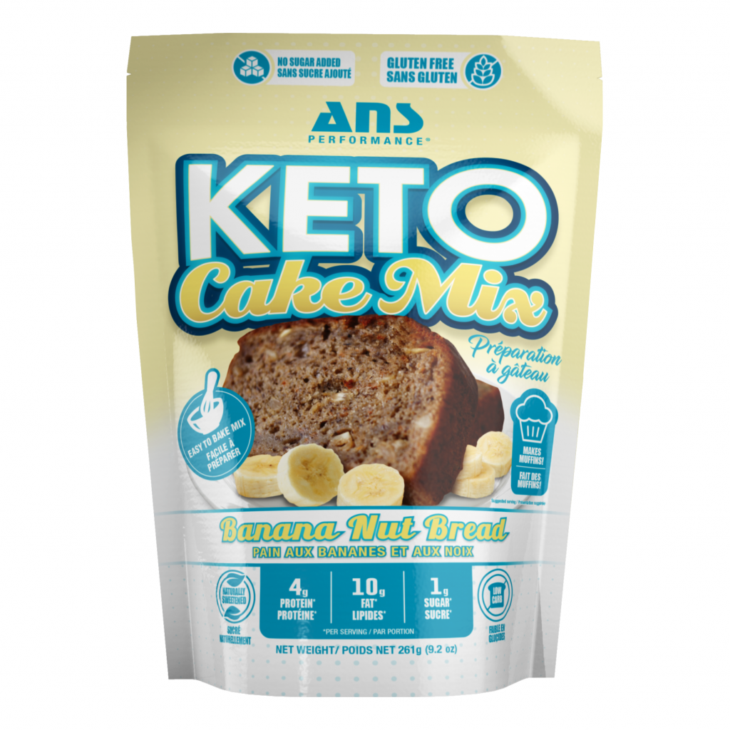 KETO CAKE MIX Banana Nut Bread