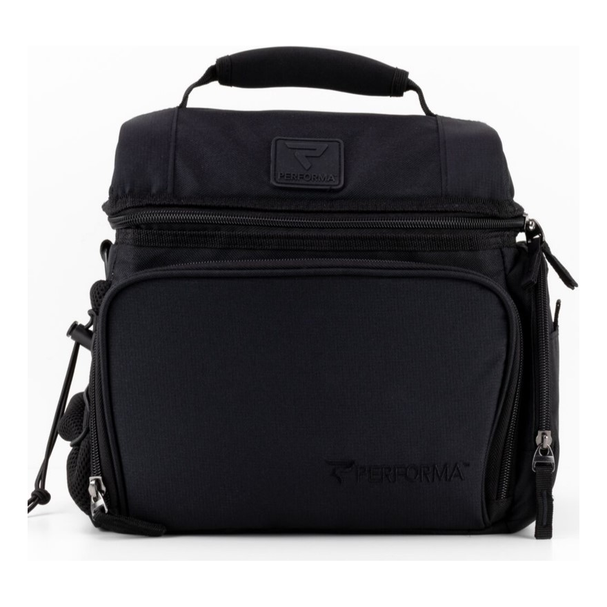 6-Meal Cooler Bag - Black/Black