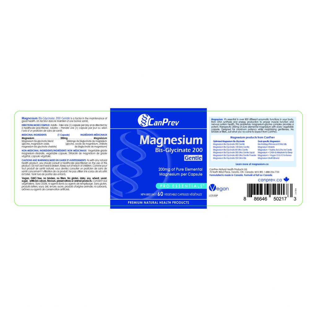 Magnesium Bisglycinate 200 Gentle