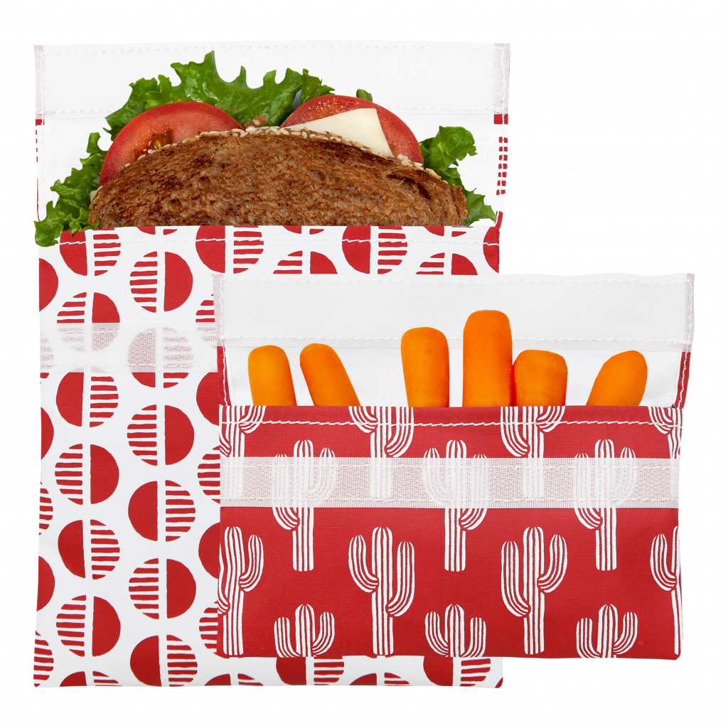 Reusable Bag Set, Velcro Desert