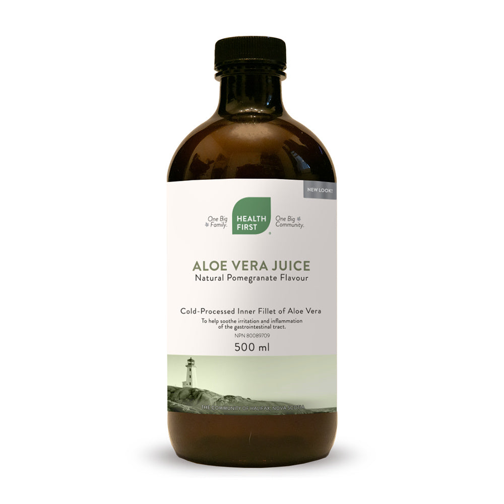 Health First Aloe Vera Juice, 500 ml - Pomegranate