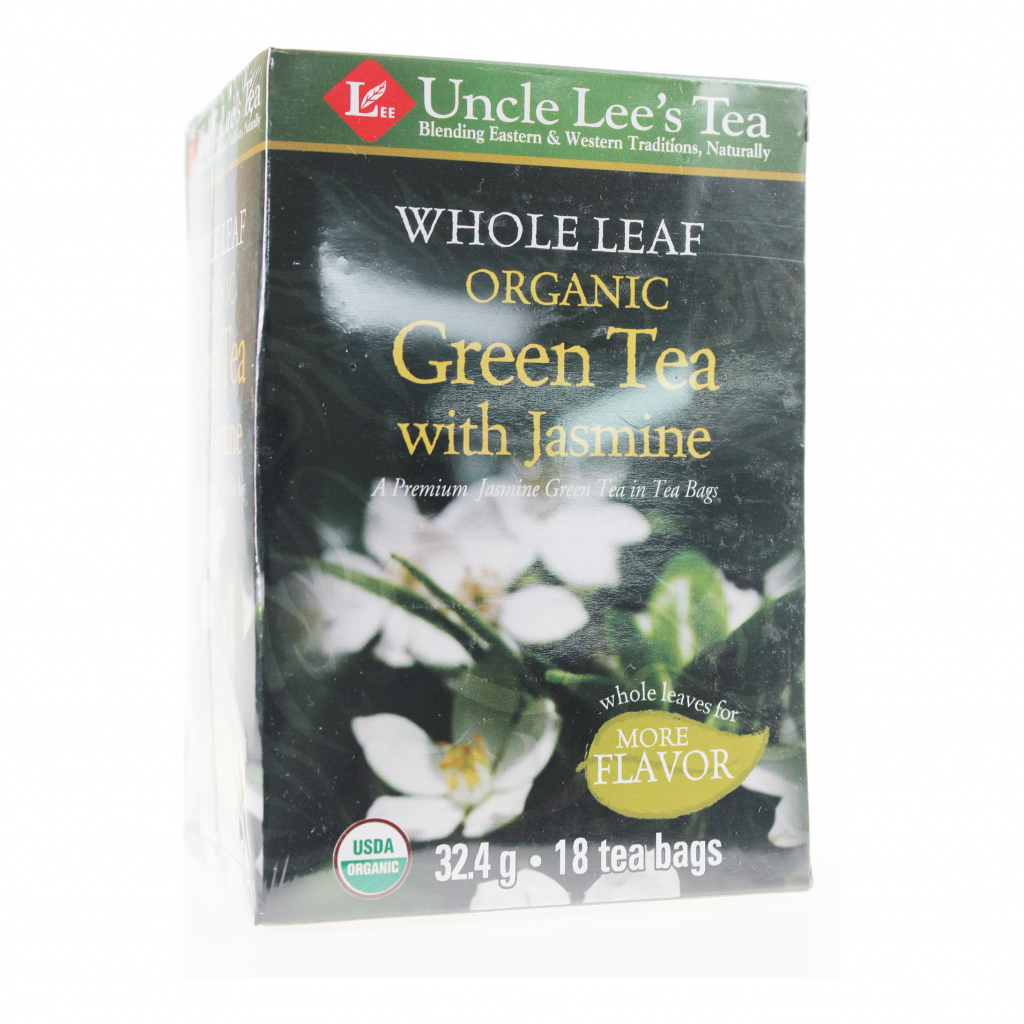 Whole Leaf, Organic Green Tea with Jasmine